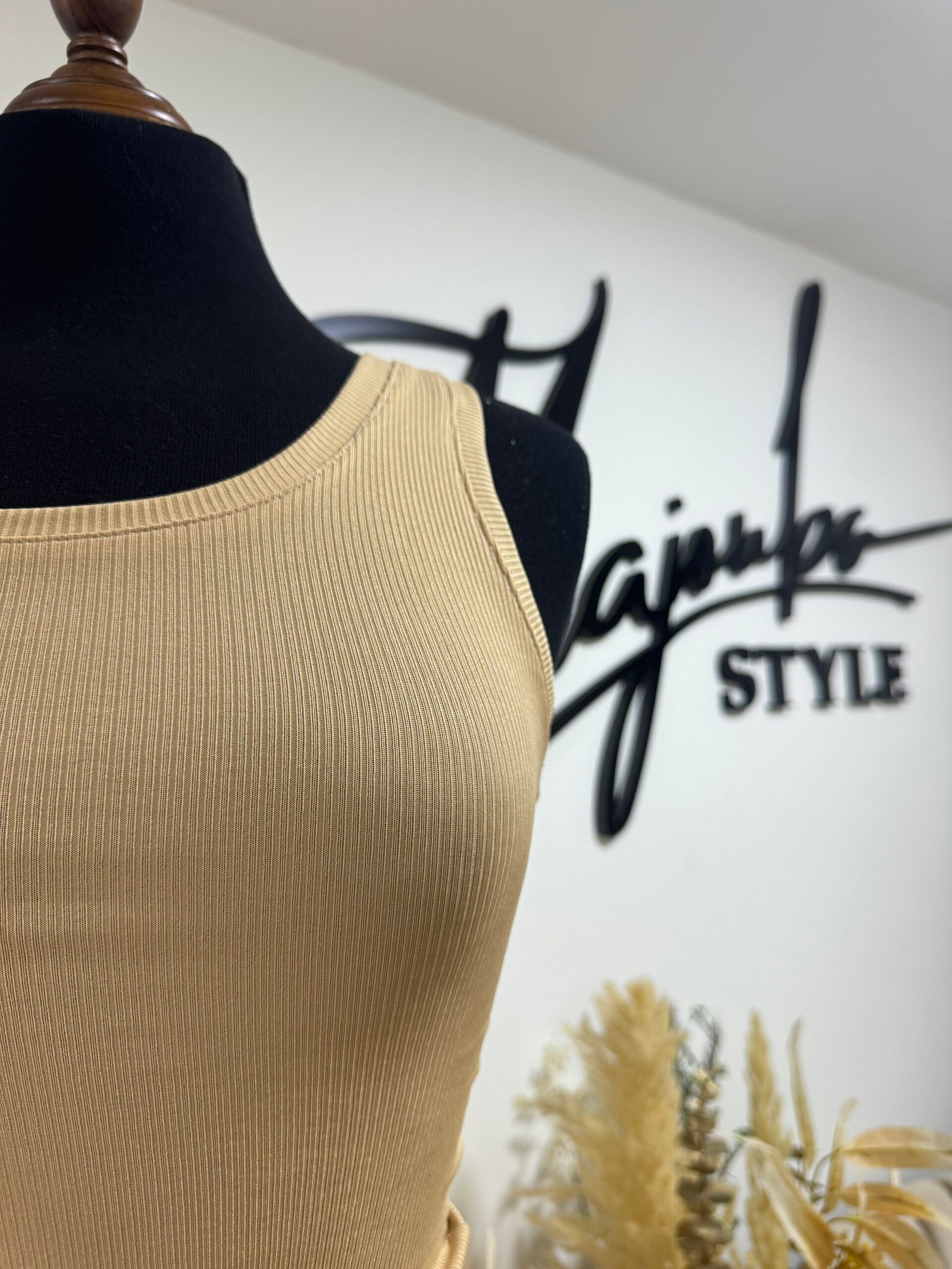 Pull Basique Beige – Image 2