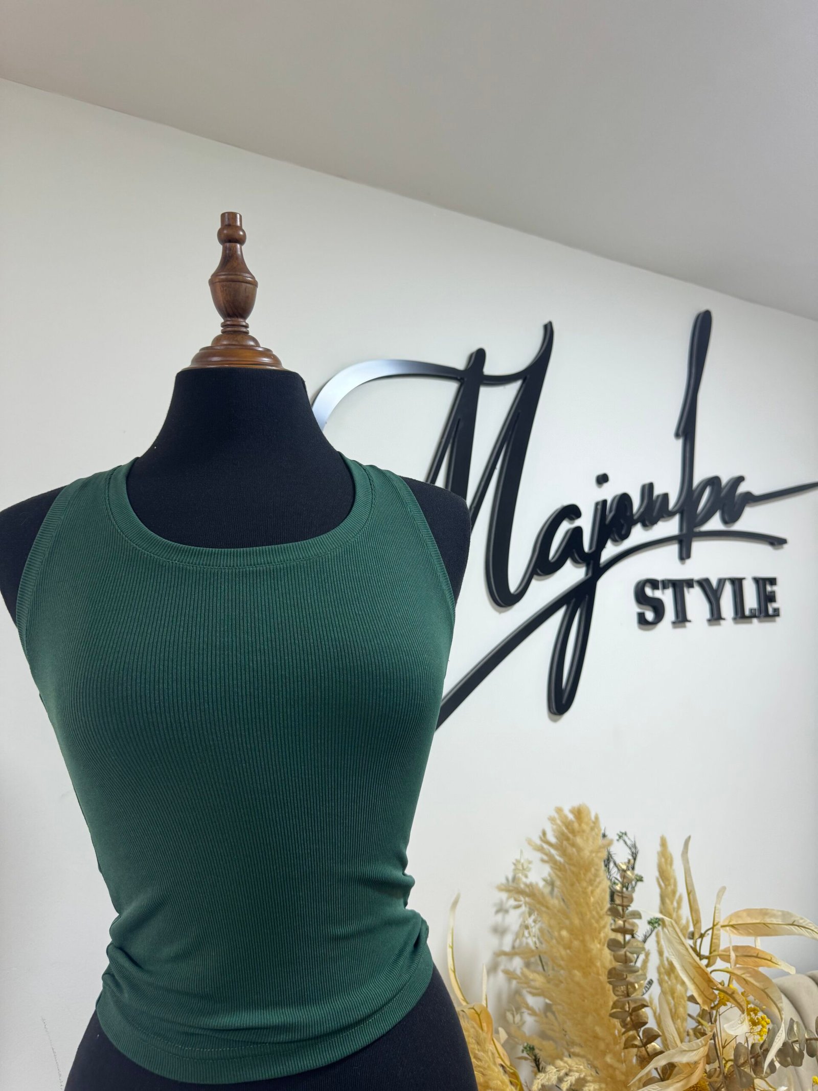 Pull Basique Vert Olive