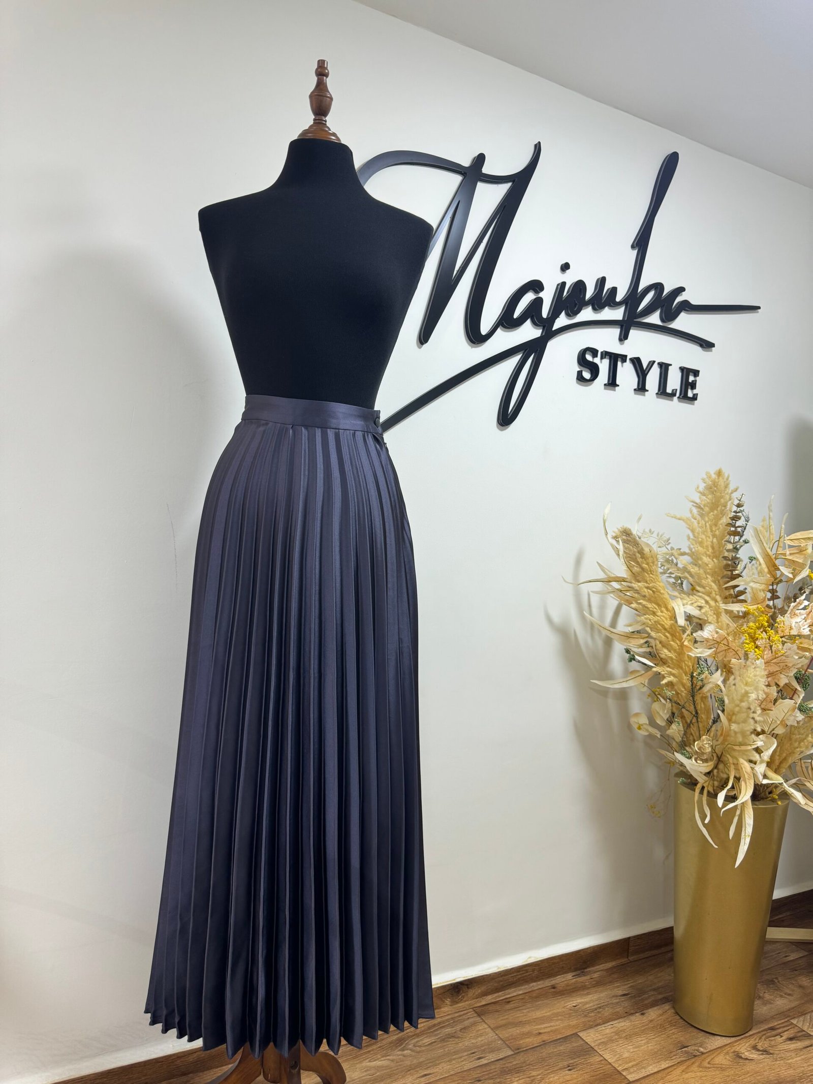 Jupe Plissée Bleu – Image 3